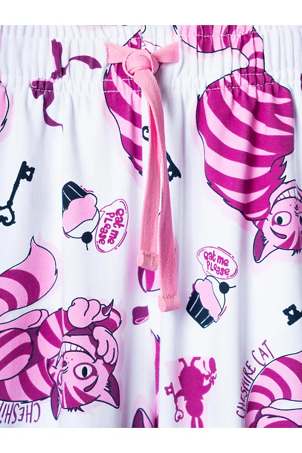 Пижама трикотажная для девочек PLAYTODAY, разноцветный - фото 2