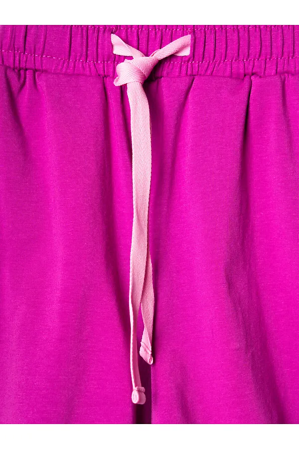 Комплект трикотажный для девочек: фуфайка (футболка), шорты PLAYTODAY, разноцветный - фото 2