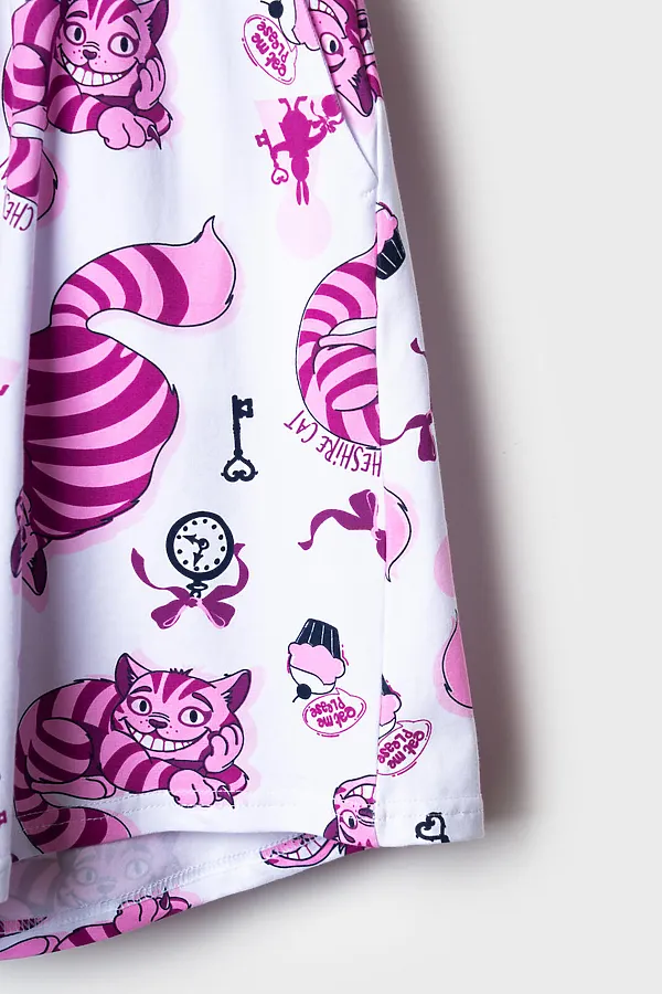 Комплект трикотажный для девочек: фуфайка (футболка), шорты PLAYTODAY, разноцветный - фото 2