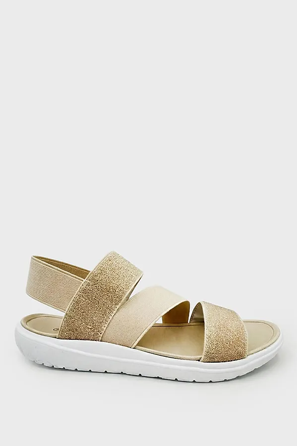 Туфли открытые для девочек PLAYTODAY, бежевый - фото 2