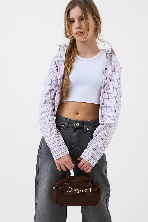 Сумка для девочек PLAYTODAY, коричневый - фото 2