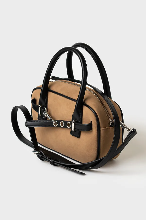 Сумка для девочек PLAYTODAY, светло-коричневый,черный - фото 2