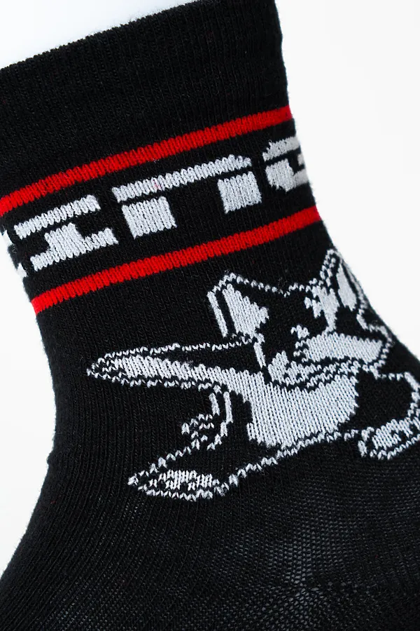 Носки трикотажные для мальчиков, 3 пары в комплекте PLAYTODAY, белый,черный,красный - фото 2