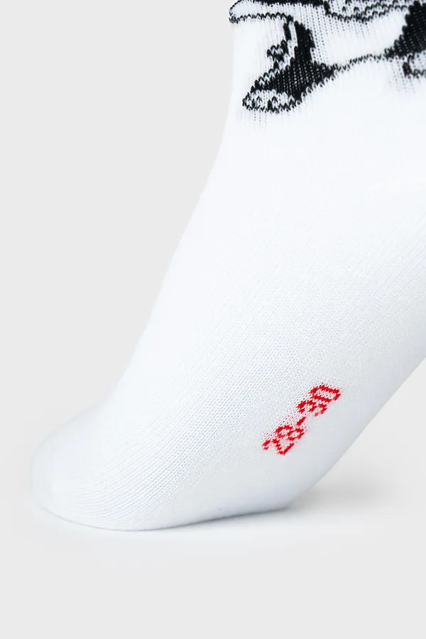 Носки трикотажные для мальчиков, 3 пары в комплекте PLAYTODAY, белый,черный,красный - фото 2