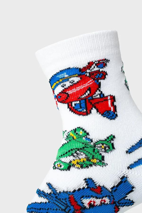 Носки трикотажные для мальчиков, 3 пары в комплекте PLAYTODAY, разноцветный - фото 2