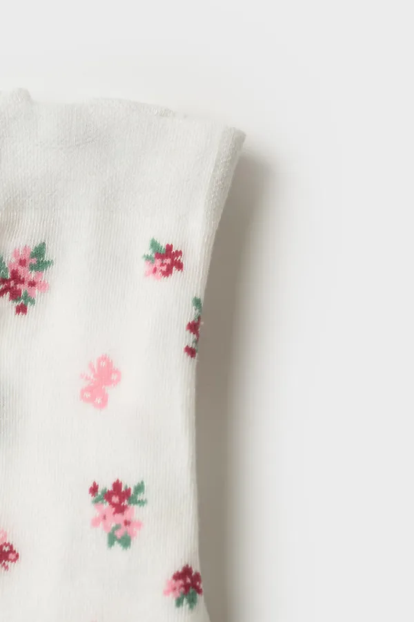 Колготки детские трикотажные для девочек, 2 пары в комплекте PLAYTODAY, разноцветный - фото 2