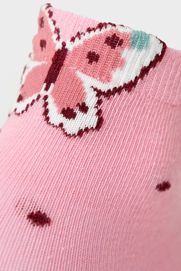 Носки трикотажные для девочек, 5 пар в комплекте PLAYTODAY, разноцветный - фото 2