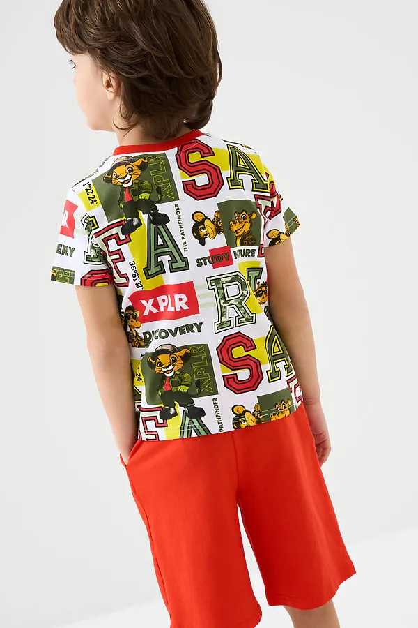 Шорты трикотажные для мальчиков, 2 шт в комплекте PLAYTODAY, разноцветный - фото 2