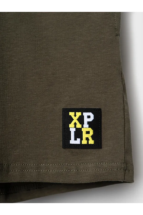 Шорты трикотажные для мальчиков, 2 шт в комплекте PLAYTODAY, светло-зеленый,темно-зеленый - фото 2