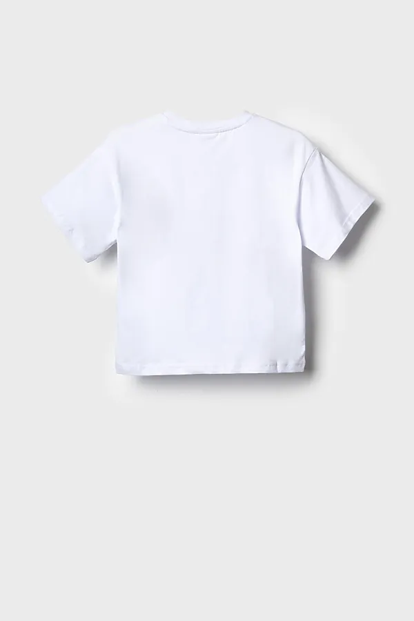 Фуфайка трикотажная для мальчиков (футболка) PLAYTODAY, белый - фото 2