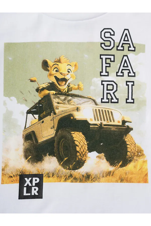 Фуфайка трикотажная для мальчиков (футболка) PLAYTODAY, белый - фото 2