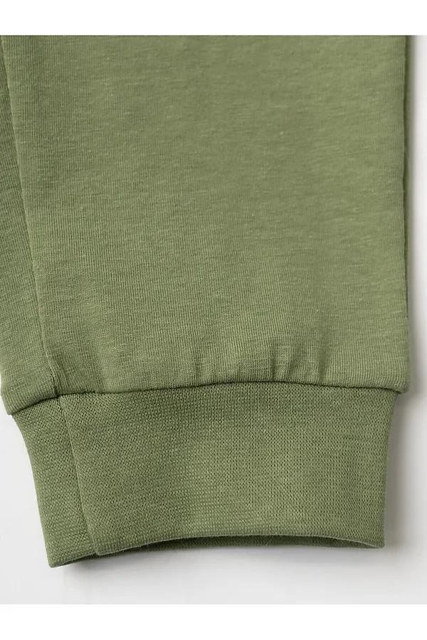 Комплект трикотажный для мальчиков: фуфайка (футболка), брюки PLAYTODAY, белый,зеленый - фото 2