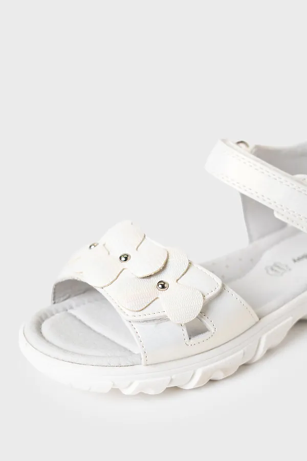 Туфли открытые для девочек PLAYTODAY, белый - фото 2