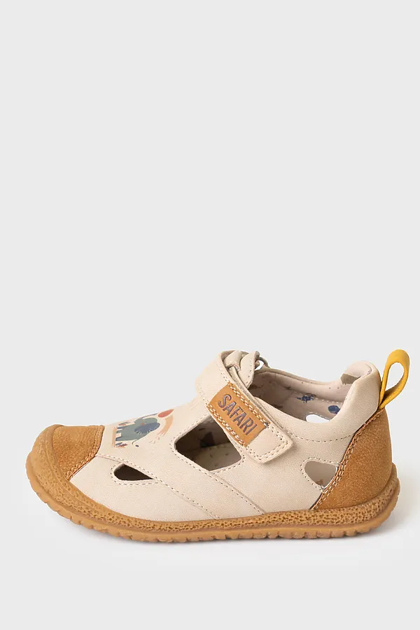 Сандалии для мальчиков PLAYTODAY, бежевый - фото 2
