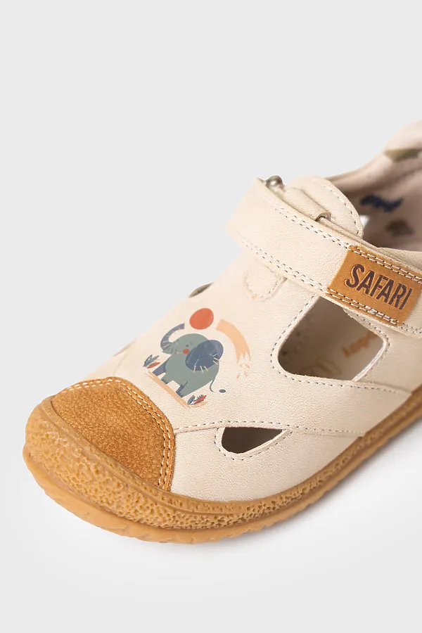 Сандалии для мальчиков PLAYTODAY, бежевый - фото 2
