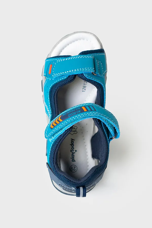 Сандалии для мальчиков PLAYTODAY, синий - фото 2