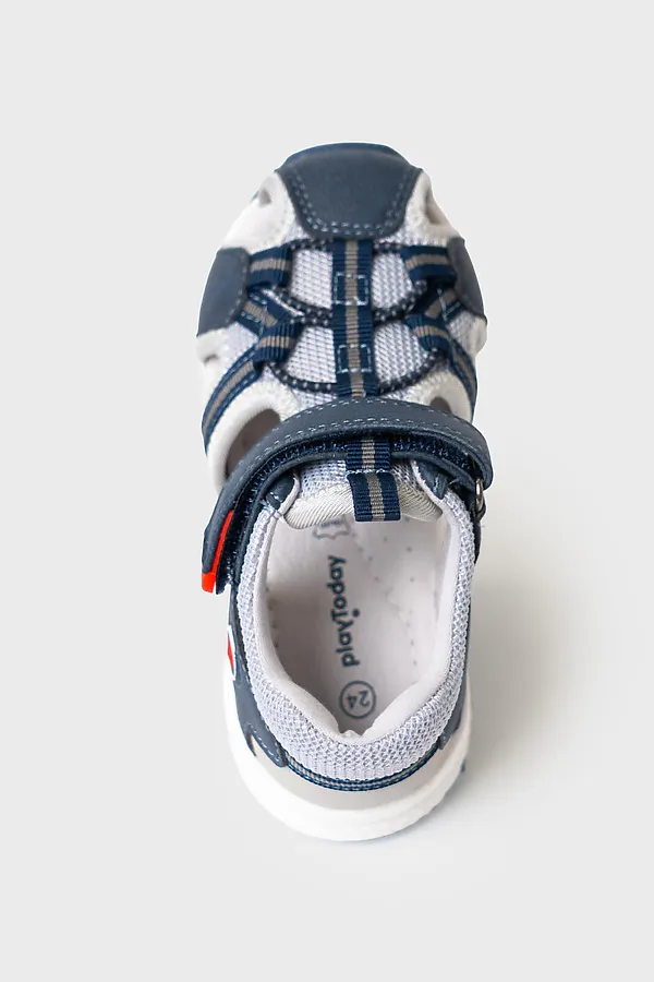 Сандалии для мальчиков PLAYTODAY, синий - фото 2