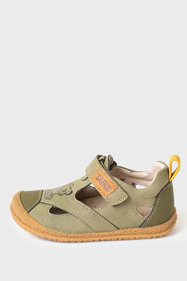 Сандалии для мальчиков PLAYTODAY, хаки - фото 2
