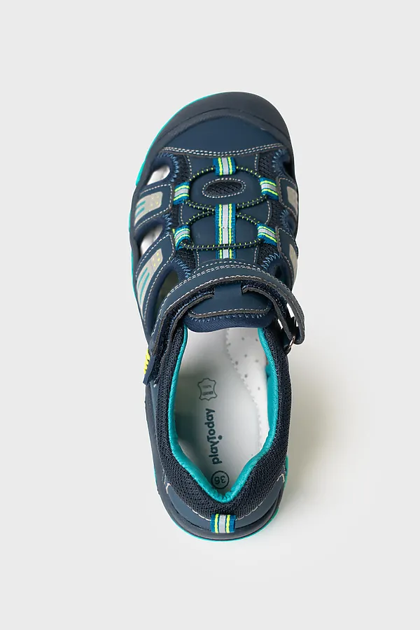 Сандалии для мальчиков PLAYTODAY, тёмно-синий - фото 2