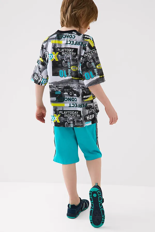 Сандалии для мальчиков PLAYTODAY, тёмно-синий - фото 2