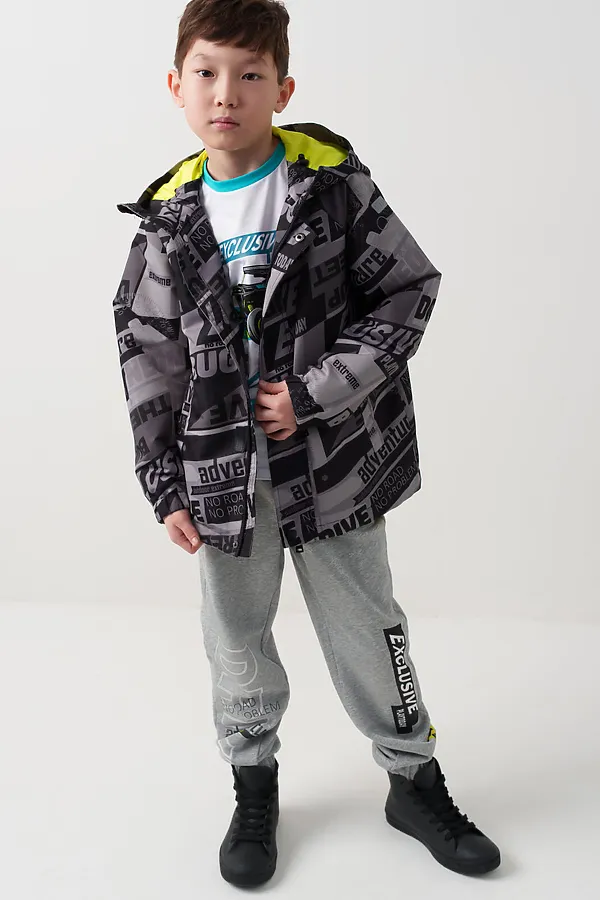 Куртка PLAYTODAY, черный,серый - фото 2