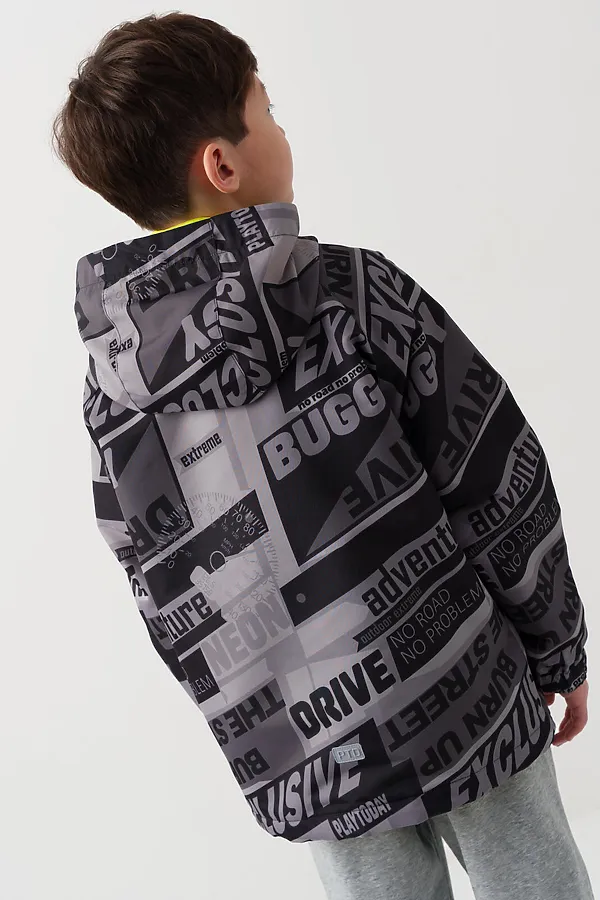 Куртка PLAYTODAY, черный,серый - фото 2