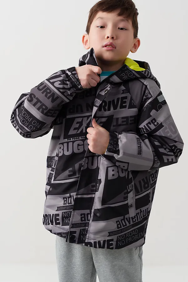 Куртка PLAYTODAY, черный,серый - фото 2