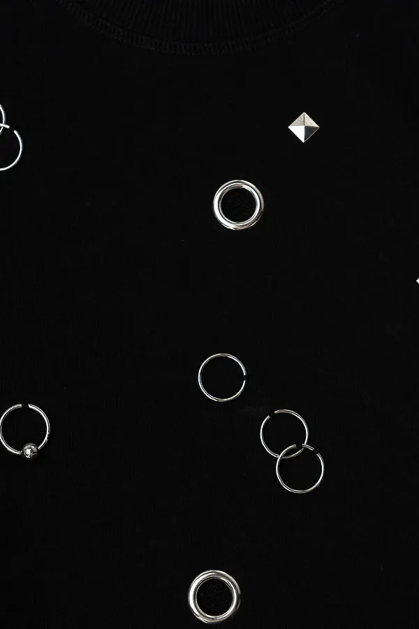 Толстовка трикотажная для девочек PLAYTODAY, черный - фото 2