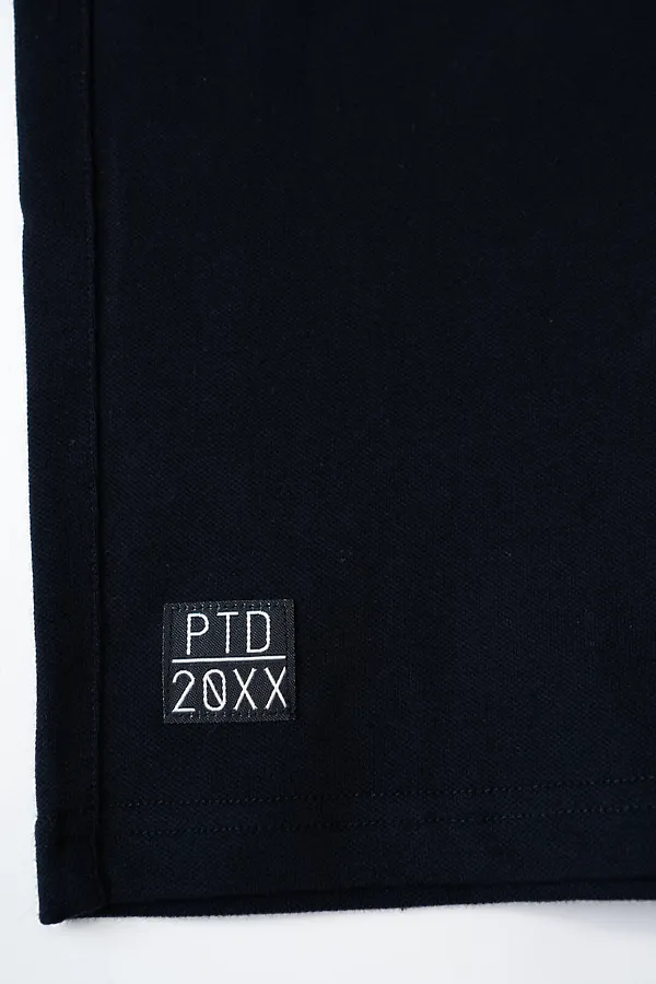 Комплект трикотажный для мальчиков: фуфайка (футболка), шорты PLAYTODAY, тёмно-синий,белый,голубой - фото 2