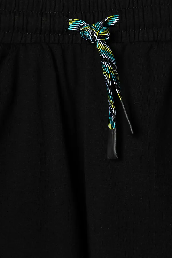 Комплект трикотажный для мальчиков: фуфайка (футболка), шорты PLAYTODAY, белый,черный,бирюзовый - фото 2