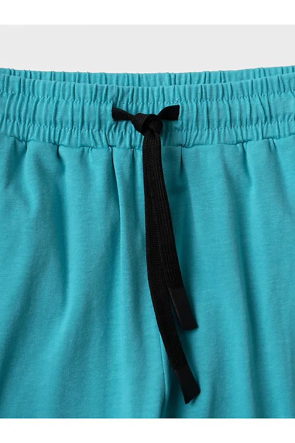 Шорты трикотажные для мальчиков, 2 шт в комплекте PLAYTODAY, черный,бирюзовый - фото 2