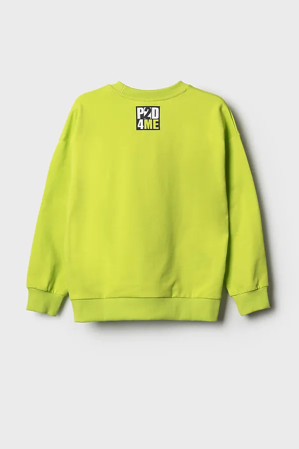 Толстовка трикотажная для мальчиков PLAYTODAY, светло-зеленый - фото 2