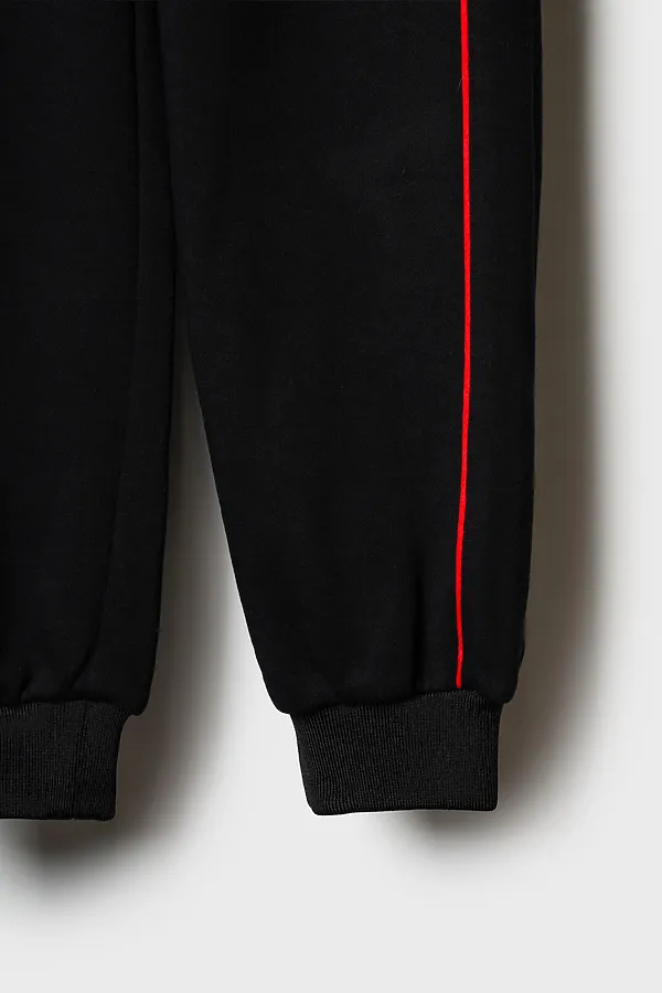 Брюки трикотажные для мальчиков PLAYTODAY, черный - фото 2