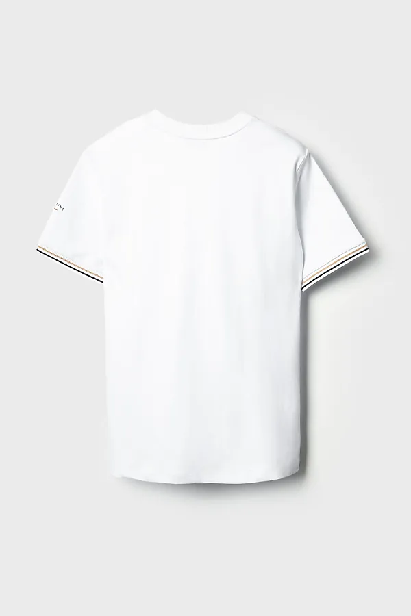 Фуфайка трикотажная для мужчин (футболка) PLAYTODAY, белый - фото 2