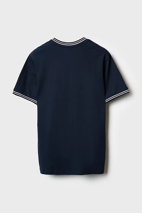 Фуфайка трикотажная для мужчин (футболка) PLAYTODAY, тёмно-синий - фото 2