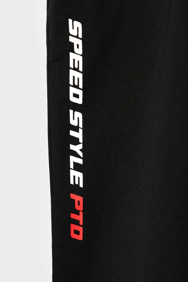 Комплект трикотажный для мальчиков: фуфайка (футболка), брюки PLAYTODAY, белый,черный,красный - фото 2