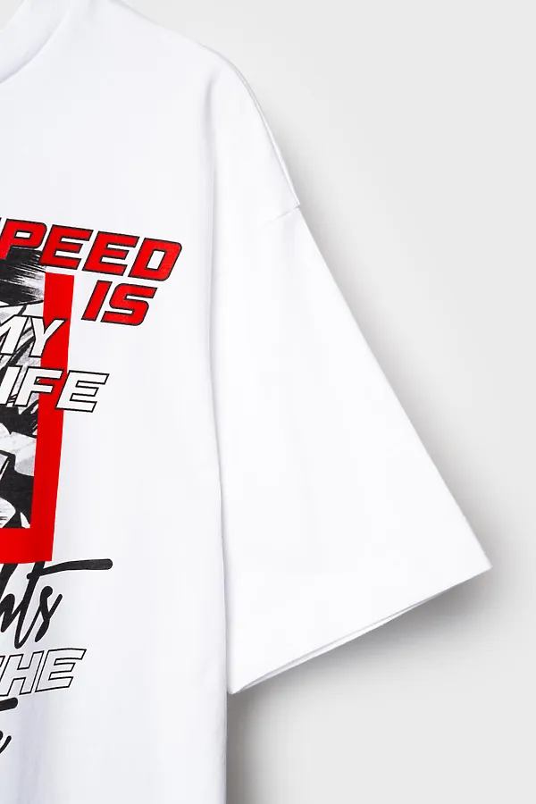 Комплект трикотажный для мальчиков: фуфайка (футболка), шорты PLAYTODAY, белый,красный - фото 2