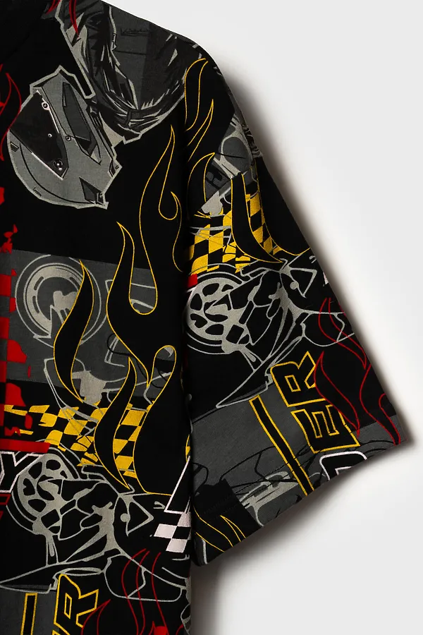 Комплект трикотажный для мальчиков: фуфайка (футболка), шорты PLAYTODAY, разноцветный - фото 2