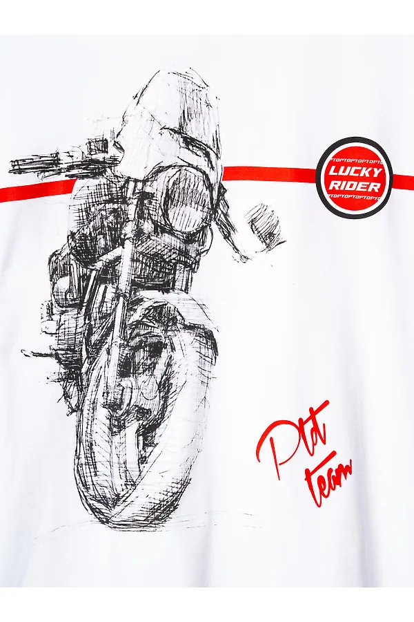 Фуфайка трикотажная для мальчиков (футболка) PLAYTODAY, белый - фото 2