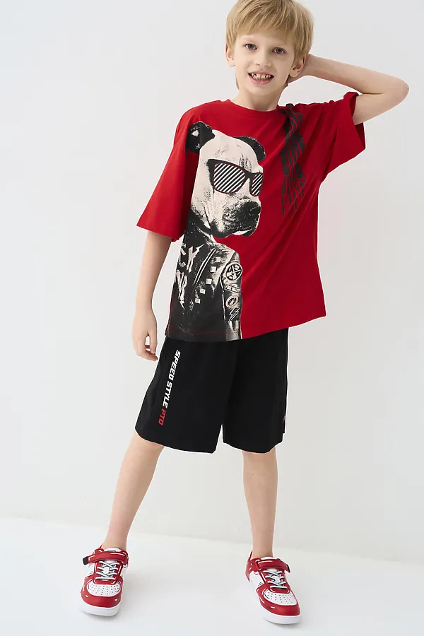 Шорты трикотажные для мальчиков, 2 шт в комплекте PLAYTODAY, разноцветный - фото 2