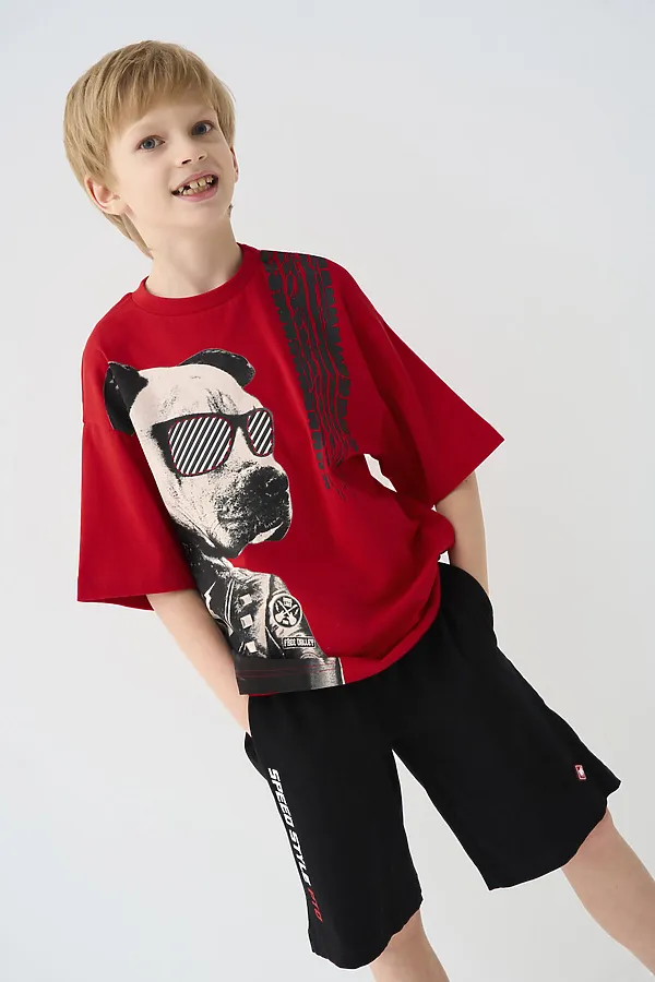 Шорты трикотажные для мальчиков, 2 шт в комплекте PLAYTODAY, разноцветный - фото 2