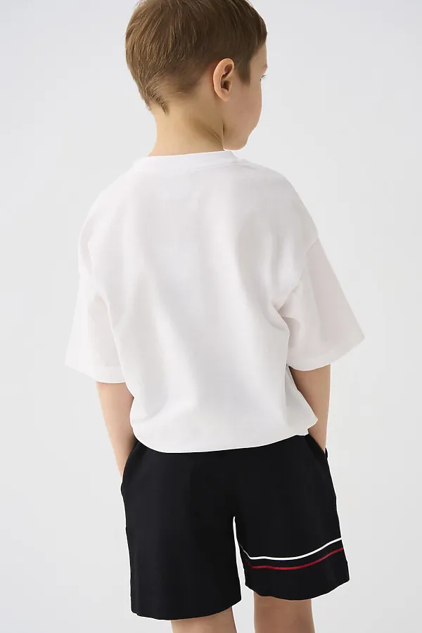 Шорты трикотажные для мальчиков, 2 шт в комплекте PLAYTODAY, черный,красный - фото 2