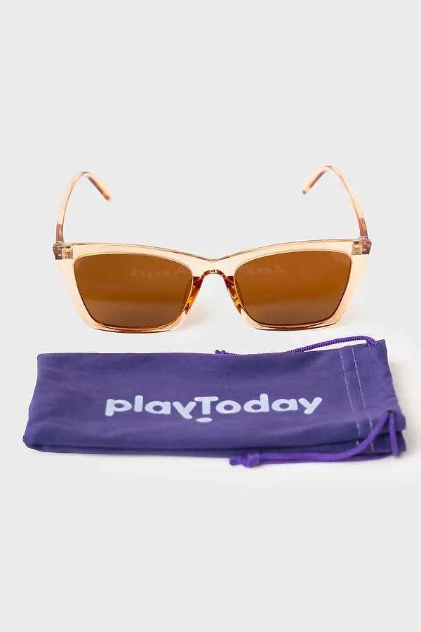Солнцезащитные очки для детей PLAYTODAY, бежевый - фото 2