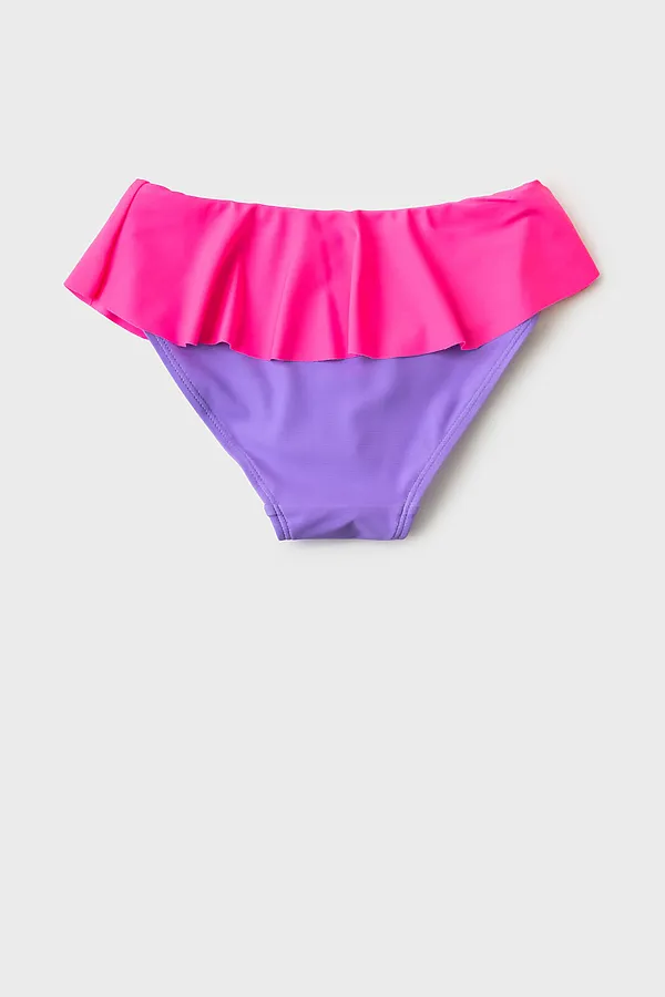 Плавки трикотажные для девочек PLAYTODAY, розовый,фиолетовый - фото 2