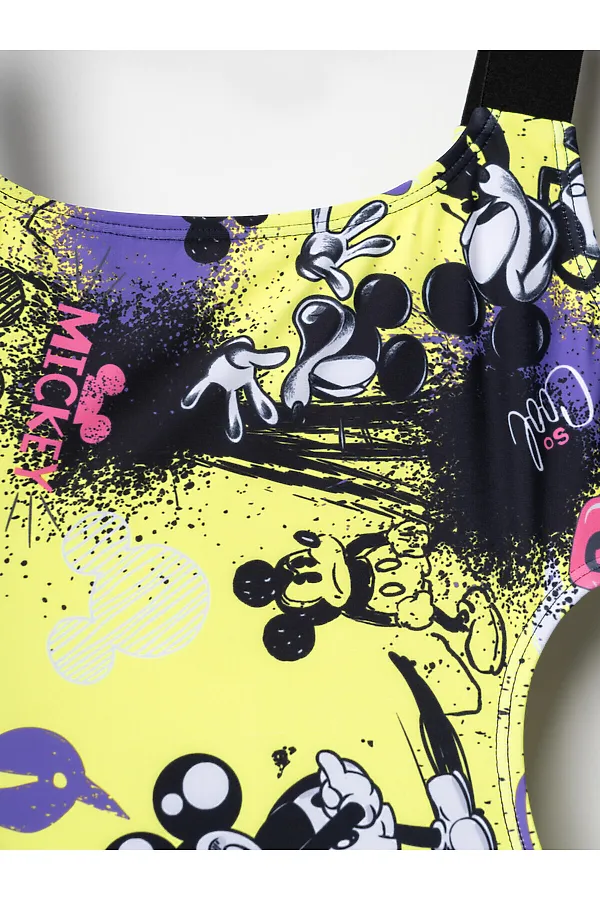 Купальник трикотажный для девочек PLAYTODAY, разноцветный - фото 2