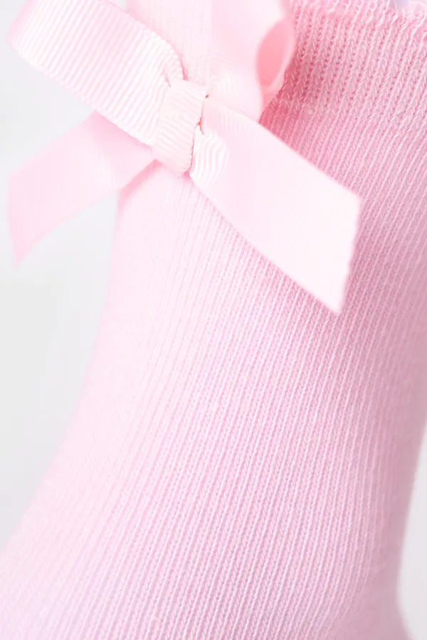 Носки трикотажные для девочек, 2 пары в комплекте PLAYTODAY, белый,светло-розовый - фото 2