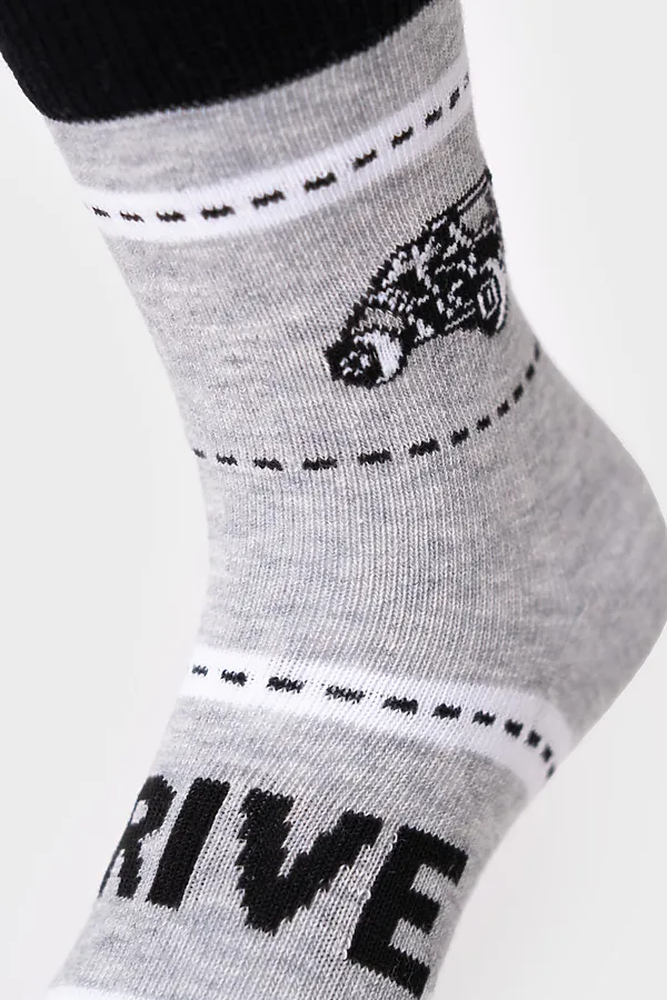 Носки трикотажные для мальчиков, 5 пар в комплекте PLAYTODAY, разноцветный - фото 2