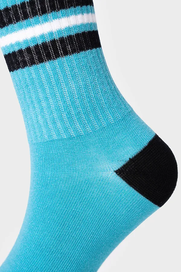 Носки трикотажные для мальчиков, 3 пары в комплекте PLAYTODAY, черный,белый,бирюзовый - фото 2