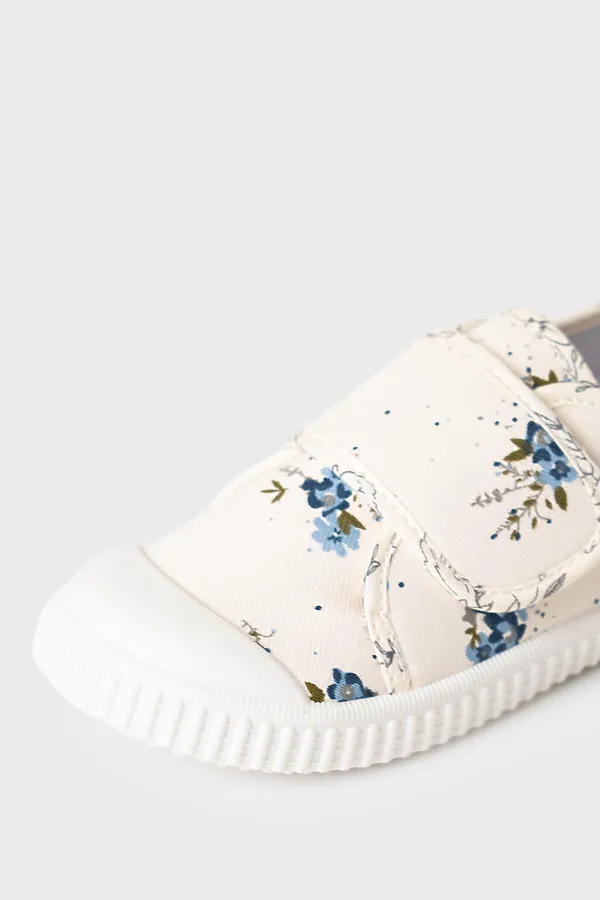 Полуботинки для девочек PLAYTODAY, белый,синий - фото 2