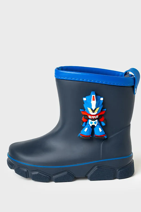 Сапоги для мальчиков PLAYTODAY, тёмно-синий - фото 2